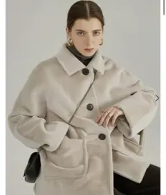 Fano Studios ビッグシルエット　ワイドスリーブ　シャギーコート