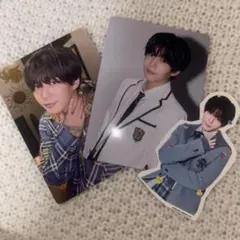 なにわ男子　HARDWORK　長尾謙杜　トレカ　ステッカーセット