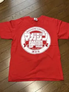 マガジン学園 STAFF Tシャツ レッド Sのサムネイル