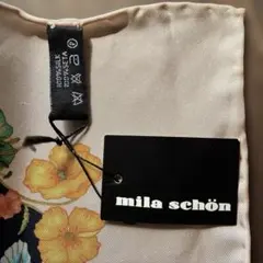 ミラ・ショーン　シルクスカーフ　花柄　新品未使用