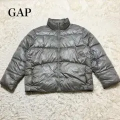 GAP RECYCLED PUFFER グレー ダウンジャケット L アウターのサムネイル