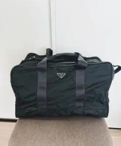 PRADA プラダ ボストンバッグ ナイロン レザー 黒 V70のサムネイル