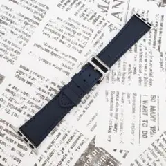 AppleWatch 38/40/41 レザーバンド [5] ブルー