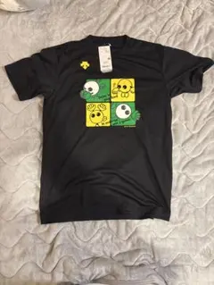 DESCENTE Tシャツ 黒　バレー