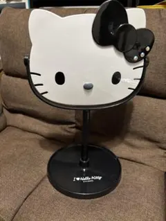 Sanrio Hello Kitty 卓上ミラー ブラックのサムネイル