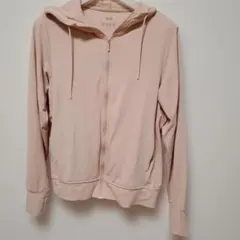 ユニクロ 　エアリズム　UVカットメッシュパーカー　ピンク M　AIRism