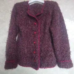 ハンドメイド italywool糸コートジャケット