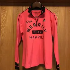 ルコックゴルフ　長袖カットソー　ハーフジップ