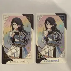 プロセカ　星乃一歌　エピカ　箔押し　桜　4a プロセカ エピカ 4A 箔押し 星乃一歌 2点