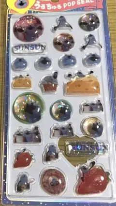 パペットスンスンうるちゅるポップシール￼&クリアシール￼