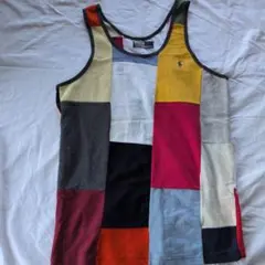 Polo by Ralph Lauren パッチワークタンクトップ