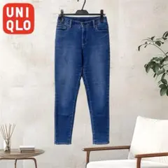 UNIQLO ブルー Ｌスキニー　レギンス　デニム　ストレッチ　ジーンズ
