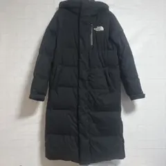 美品 ノースフェイス ロングダウン 黒 XS S-151