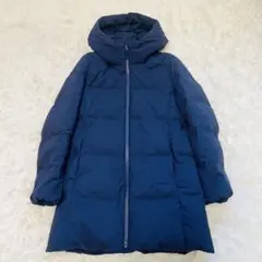 ユニクロ　シームレスダウン　ダウンコート　429467 L ネイビー　紺