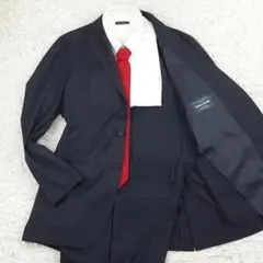 美品◎GLOBAL WORK スーツセットアップ ネイビー リングジャケット