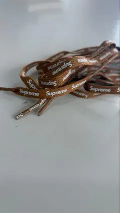 【新品】NIKE×Supreme コラボ　スニーカーシューレース