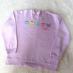 Puyo Puyo サンリオキャラクターズ　裏起毛トレーナー ピンク　140㎝