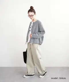 ソラモナポッシェ 馬布イージーパンツ ベージュ