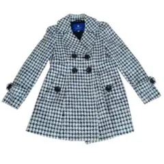 【BURBERRY BLUE LABEL】ウール混合 チェックコート