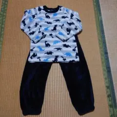 【140cm】恐竜柄フリースパジャマセット