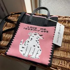 HUNDRED RED ショルダーバッグ 犬デザイン