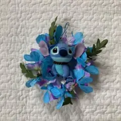 レア　東京ディズニーランド スティッチ フラワーストラップ　マスコット