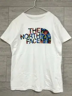 THE NORTH FACE ホワイトTシャツ 半袖 レディース M 花柄