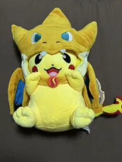 メガリザードンY ポンチョ ピカチュウ ぬいぐるみ 約22cm