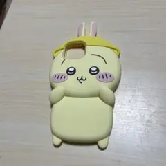 ウサギデザインのiPhoneケース（イエロー）