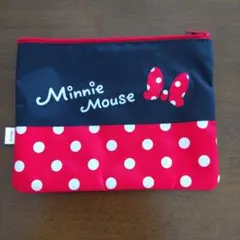 【未使用】Disney ミニーマウス フラットポーチ