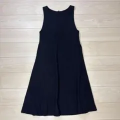 ユニクロ/ノースリーブワンピース　ネイビー　Ｓ
