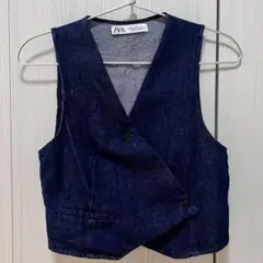 ZARA デニムベスト XSサイズ