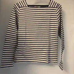 earth music & ecology ストライプ長袖Tシャツ M