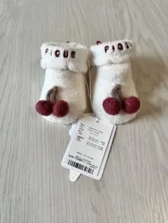 【新品未使用】ジェラピケ　さくらんぼ　ベビー靴下