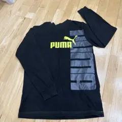 PUMA 黒 長袖カットソー 160