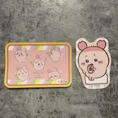 【古本屋 ステッカー2枚セット】ちいかわ カニちゃん
