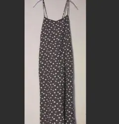 ブラウン　小花柄　サロペットのサムネイル