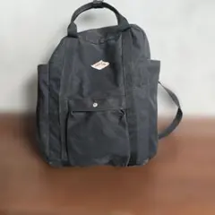 DANTON 黒 キャンバス バックパック