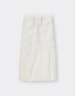 【未使用】GU テックカーゴロングスカート S