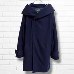 w closet ダブルクローゼット フーデッドコート ネイビー 濃紺 Fのサムネイル