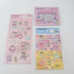クレヨンしんちゃん　タイルシール　ふわふわシール　フレークシール　セリア