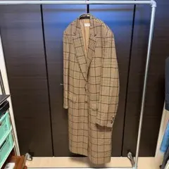 極美品】 AMI PARIS 25AWコレクション チェック オーバー コート 