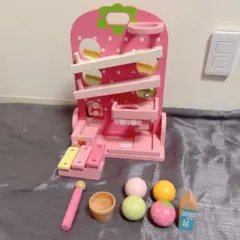 マザーガーデン 1.5歳からの 木のおもちゃ いちごのころころスウィーツ