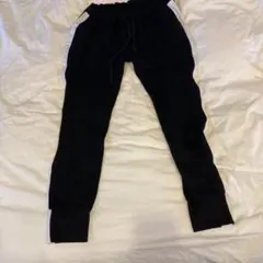 사이드 라인 조거 팬츠 블랙