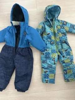jamジャンプスーツ男の子90、100サイズセット防寒スキーウェア