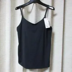 ユニクロ☆エアリズム ブラキャミソール／ブラック　XL
