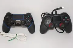 PS4 相互コントローラー/ サードパーティ製/ワイヤレスと有線リモコン