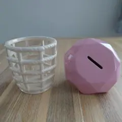 フライングタイガー ペン立て 貯金箱 2点セット