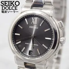 SEIKO DOLCE メンズ 腕時計 電波ソーラー デイト 372 - メルカリ