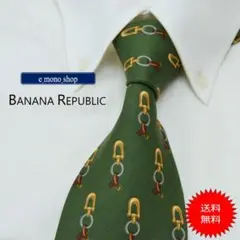 素敵！BANANA REPUBLIC バナナリパブリック 総柄 ネクタイ 並品！